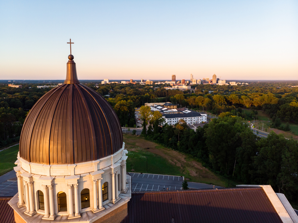 Raleigh Cathedral Skyline